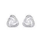 Clara 925 Sterling Silver Bianca Solitaire Pendant Earrings Chain Necklace Jewellery Set | Platinum Plated, Swiss Zirconia | Gift for Women and Girls - Fast Shipping to USA & Canada