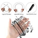 Shining Diva Fashion Black Metal Hair Band for Men Boys Women Girls Kids 6 Pcs Combo Hairband Headbands Sports Yoga Face Wash Facial Hair Accessories (15905HB) - Fast Shipping to USA & Canada - Image 6