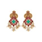 NAITRI | Handcrafted Traditional Necklace Set with Earrings - Fast Shipping to USA & Canada - Image 4