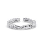 Clara Pure 925 Sterling Silver Minimal Office Wear Finger Ring | Size Adjustable | Thumb Band | Gift for Women Girls Wife Girlfriend - Fast Shipping to USA & Canada