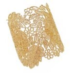 YouBella Jewellery Celebrity Inspired Gifts Stylish Latest Gold Plated Cuff Adjustable Hand Bracelet Bangle for Women and Girls (Gold) (YBBN_92232) - Fast Shipping to USA & Canada