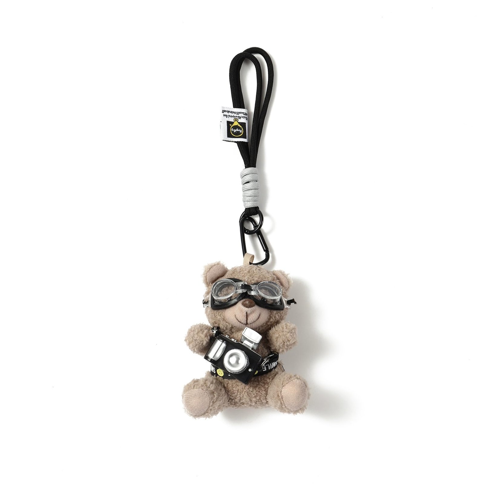 611U9JllJXL-1.jpg SALTY Photographer Teddy Bag Charm - Fast Shipping to USA & Canada - Image 1