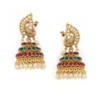 Rubans Traditional Jhumka Earrings for Women & Girls ? Temple, Dome & Festive Wear Handcrafted Jewelry Collection - Fast Shipping to USA & Canada