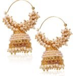 YouBella Fashion Jewellery Gold Plated Pearl Jhumka/Jhumki Earings for Women Traditional Earrings for Girls - Fast Shipping to USA & Canada