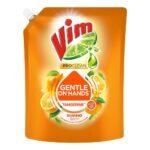 Vim ProClean Dishwash Liquid Gel with Tangerine powered by RhamnoTech?, Gentle on Hands, Removes Tough Grease and Odours, 1700ml - Fast Shipping to USA & Canada
