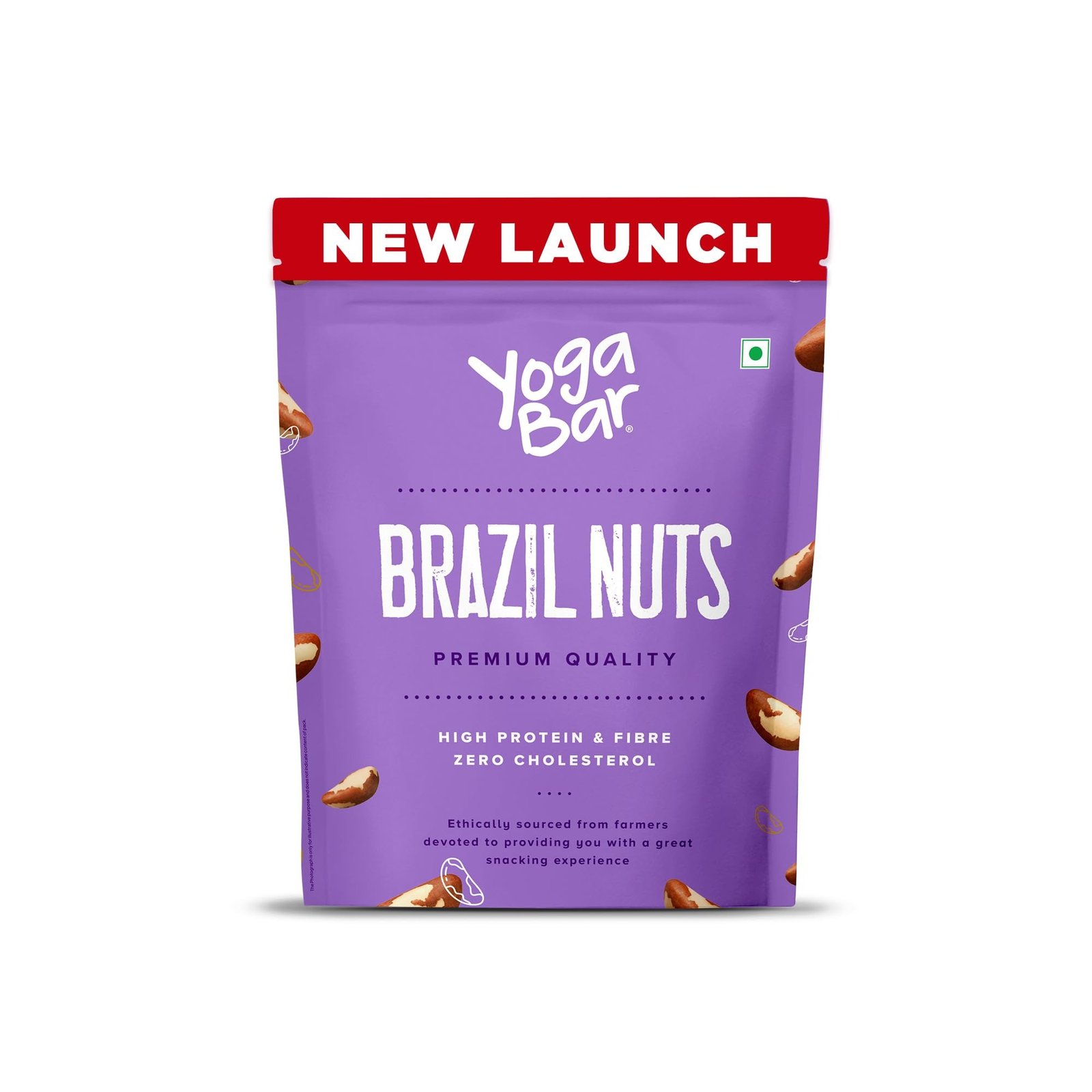 6152dh2AVWL.jpg Yogabar Premium Brazil Nuts 250g, High Protein and Fibre, Zero Cholesterol, Ethically Sourced - Fast Shipping to USA & Canada - Image 1