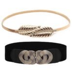 Shining Diva Fashion 2pcs Combo Waist Belts for Women and Girls | Stylish Belts for Dresses Jeans Saree | Celebrity Inspired Fashion Accessories - Fast Shipping to USA & Canada