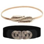 Shining Diva Fashion 2pcs Combo Waist Belts for Women and Girls | Stylish Belts for Dresses Jeans Saree | Celebrity Inspired Fashion Accessories - Fast Shipping to USA & Canada