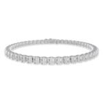 ANAYRA Fine Silver Jewellery 925 Sterling Silver Tennis Bracelet for Women | Minimalist Hallmark Certified Jewellery - Fast Shipping to USA & Canada