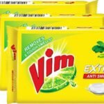 Vim Extra Anti Smell Dishwash Bar with Pudina, 110g (Pack of 3) - Fast Shipping to USA & Canada