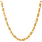 Fashion Frill Stylish Golden Chain For Men1Gram Gold Plated Brass Necklace Gold Chain For Men Boys Designer Chains Mens Jewellery 20 Inches - Fast Shipping to USA & Canada