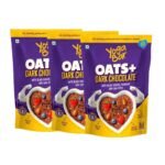 Yogabar Dark Chocolate Oat 1kg, Pack of 3 | Gluten Free Golden Oatss | Healthy Breakfast Cereal with Wholegrain Oats (Dark Chocolate Oatss) - Fast Shipping to USA & Canada