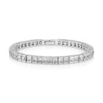 Ananth Jewels Swarovski Zircon Solitaire Pure Brilliance Princess Cut Radiant Bracelet for Women 7 " - Fast Shipping to USA & Canada