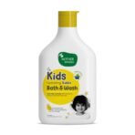 Mother Sparsh Kids & Baby Hydrating Bubble Bath and Wash-300ml | Body Wash with Tear Free Formula & Oatmeal Extract | Suitable for 3+ Boys & Girls | Paraben & Sulphate Free (Blueberry) - Fast Shipping to USA & Canada