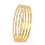 Sukkhi Set of 4 Austrian Diamond Bangles - Fast Shipping to USA & Canada