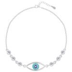GIVA 925 Silver Chary Eyes Bracelet, Adjustable | Gifts for Women and Girls | With Certificate of Authenticity and 925 Stamp | 6 Month Warranty*