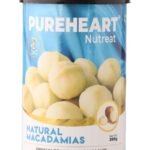 Pureheart Natural Macadamia (200 gm) Premium Australian Macadamia Nuts, Rich in Antioxidants - Whole, Exotic, and Crunchy Dry Fruits, Ideal Snacks, No Additives - Fast Shipping to USA & Canada