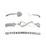 Fashion Frill Bracelet For Women Gold Plated AD Infinity Multi Layered Bracelet For Women Girls Love Gifts - Fast Shipping to USA & Canada