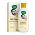 Mother Sparsh Simply Unscented Baby Wash With Natural Oatmeal- 200ml | Fragrance Free Baby Body Wash | Tear Free Formula for Newborn's Sensitive Skin - Fast Shipping to USA & Canada