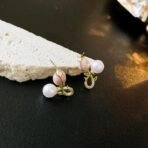 Shining Diva Fashion Latest Stylish Pearl Flower Earrings for Women and Girls (16149er) - Fast Shipping to USA & Canada - Image 6