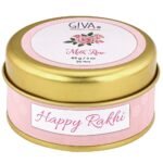 GIVA Milk Rose Scented Rakhi Candle| Gifts for Women and Men