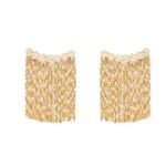 Shining Diva Fashion Latest Stylish Gold Plated Tassel Earrings for Women and Girls - Fast Shipping to USA & Canada