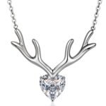 HighSpark Deer Heart Pendant Chain Necklace - Fast Shipping to USA & Canada