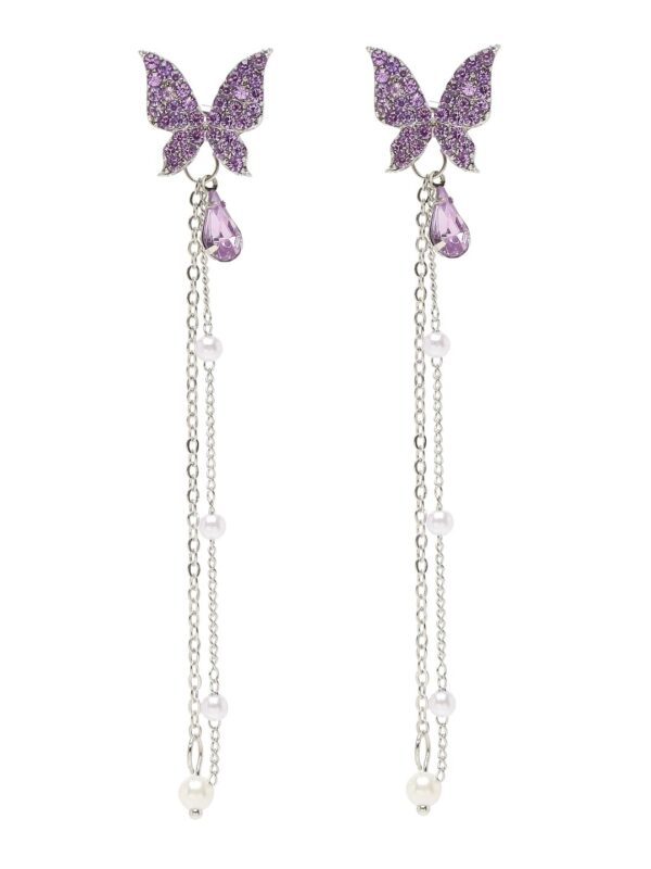 YouBella Fashion Jewellery Celebrity Inspired Stylish Butterfly Dangler Earings Earrings for Women and Girls (Gold) (YBEAR_33381A) - Fast Shipping to USA & Canada