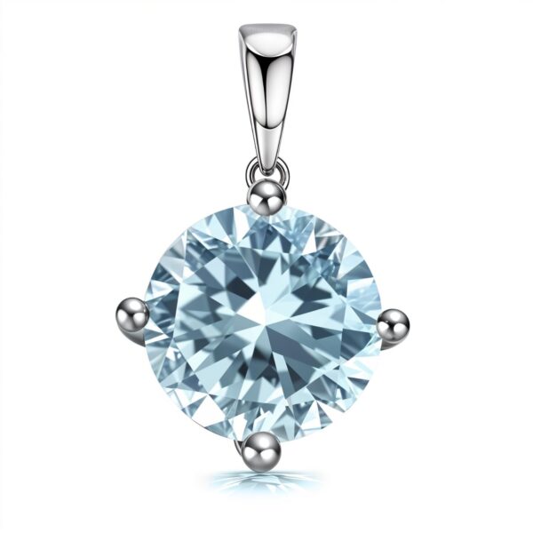 HighSpark 925 Silver Solitaire Pendant for Women - Fast Shipping to USA & Canada