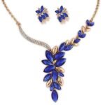 Shining Diva Fashion Latest Stylish Design Fancy Crystal Necklace Jewellery Set for Women (15212s) - Fast Shipping to USA & Canada