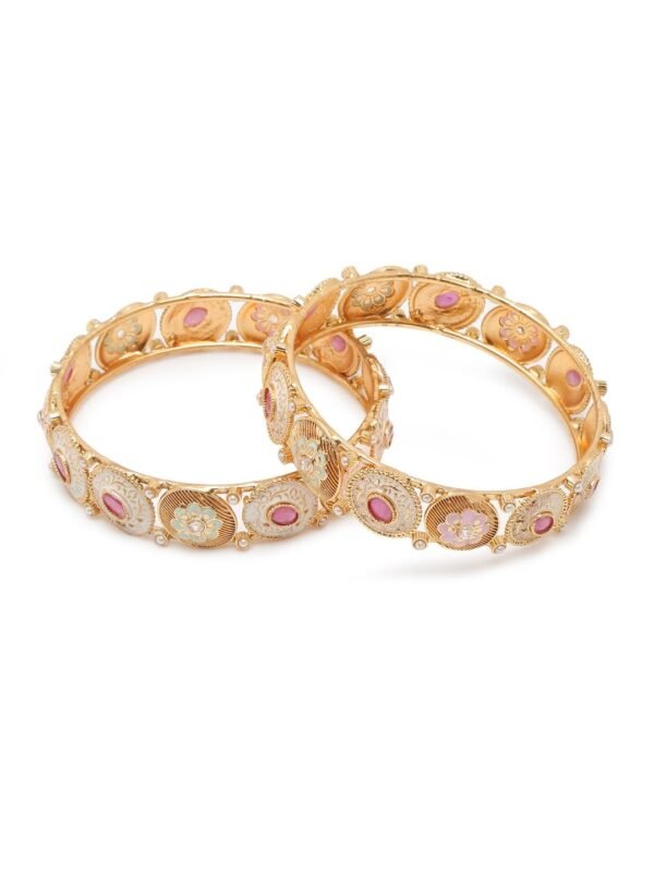 YouBella Jewellery for women Traditional Gold Plated Jewelry Bracelet Bangles for Women and Girls - Fast Shipping to USA & Canada