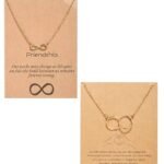 Fashion Frill Charming Infinity Butterfly Neck Wear Gold Plated Chain Necklace For Women Girls Combo of 2 Chain Pendant For Girls 18 Inches - Fast Shipping to USA & Canada