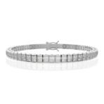 ANAYRA Fine Silver Jewellery 925 Sterling Silver Chico Tennis Bracelet for Women | Minimalist Hallmark Certified Jewellery - Fast Shipping to USA & Canada