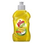 Vim Dishwash Liquid Gel Lemon, With Lemon Fragrance, Leaves No Residue, Grease Cleaner For All Utensils, 250 ml Bottle - Fast Shipping to USA & Canada