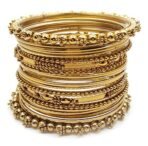 YouBella Antique Look Jewellery Gold Plated Traditional Bracelet Bangles Set for Women - Fast Shipping to USA & Canada - Image 2