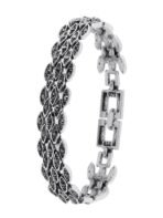 YouBella Jewellery for Women Celebrity Inspired Silver Plated Bracelet Bangle for Girls and Women (YBBN_92107) (Silver) - Fast Shipping to USA & Canada