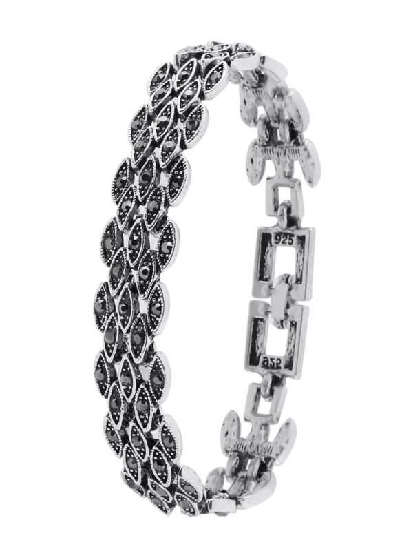 YouBella Jewellery for Women Celebrity Inspired Silver Plated Bracelet Bangle for Girls and Women (YBBN_92107) (Silver) - Fast Shipping to USA & Canada