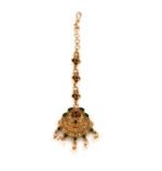 Sasitrends Traditional Gold Plated Temple Designer Maang Tikka for Women and Girls - Fast Shipping to USA & Canada