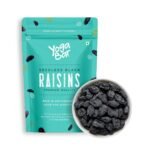 YogaBar Premium Black Raisins 1kg | Kishmish | 100% Fresh Pure Seedless Kismis Raisins | Munakka Dry Fruit|Rich in Iron, Fibre, Potassium & Boosts Immunity |Healthy Snacks|Dry Fruit Gift Pack - Fast Shipping to USA & Canada