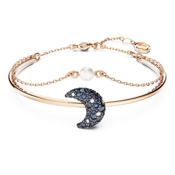 Swarovski Sublima bangle, Moon, Multicolored, Rose gold-tone plated - Fast Shipping to USA & Canada