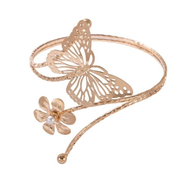 Shining Diva Fashion Gold Plated Stylish Kada Bajuband Bracelet Armlet for Women and Girls - Fast Shipping to USA & Canada