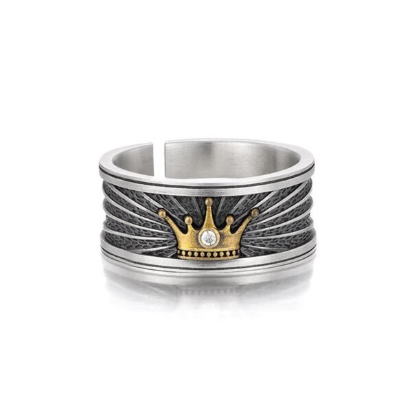 Fashion Frill Mens Jewellery Silver Ring For Boys Stainless Steel Adjustable Finger Rings for Men and Boys Girls Women Accessories Jewellery for Men Anniversary Unisex Rings - Fast Shipping to USA & Canada