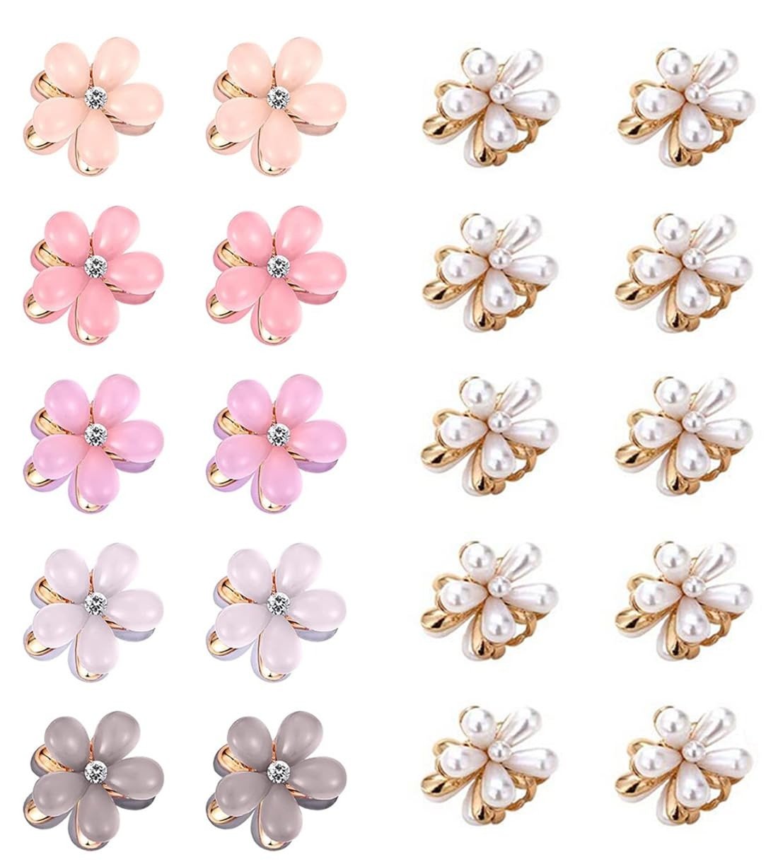 61VZQ0WMdL.jpg Shining Diva Fashion 20 Pcs Hair Clips for Girls Small Claw Mini Hairclip with Crystal Cute Metal Barrettes Hair Accessories Women (cmb320_16023_16013) - Fast Shipping to USA & Canada - Image 1