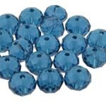 Crystal Swarovski Jewelry Making Beads Pack of 100 - Blue - Fast Shipping to USA & Canada