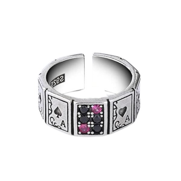 SALTY Alpha Fortune's Card Finger Ring for Men - Fast Shipping to USA & Canada