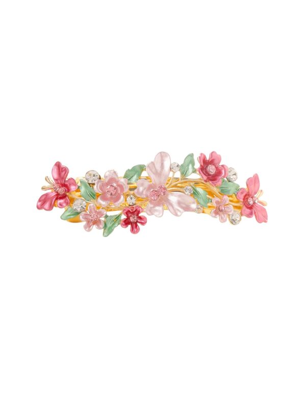 Yellow Chimes Hair Clips for Women Hair Barrette Clips for Girls Pink Butterfly Hairclips French Barrette for Girls and Women Hair Accessories. - Fast Shipping to USA & Canada