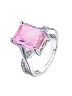 Yellow Chimes Rings For Women & Girls | Crystals From Swarovski And White Stone Cocktail Designed Ring | Silver Tone Ring For Women | Birthday And Anniversary Gift - Fast Shipping to USA & Canada