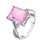 Yellow Chimes Rings For Women & Girls | Crystals From Swarovski And White Stone Cocktail Designed Ring | Silver Tone Ring For Women | Birthday And Anniversary Gift - Fast Shipping to USA & Canada