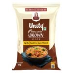 India Gate Unity Whole Grain Brown Rice - From The House Of India Gate - 1kg - Fast Shipping to USA & Canada