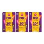 Yogabar No Added Sugar 20g Protein Bars | High Protein & Energy Bars | Added Probiotics & Whey | 20g Protein & 10g Fibre Nutrition Bars| Pack of 15 x 70g Each | No Preservatives | Pack of 3 - Fast Shipping to USA & Canada